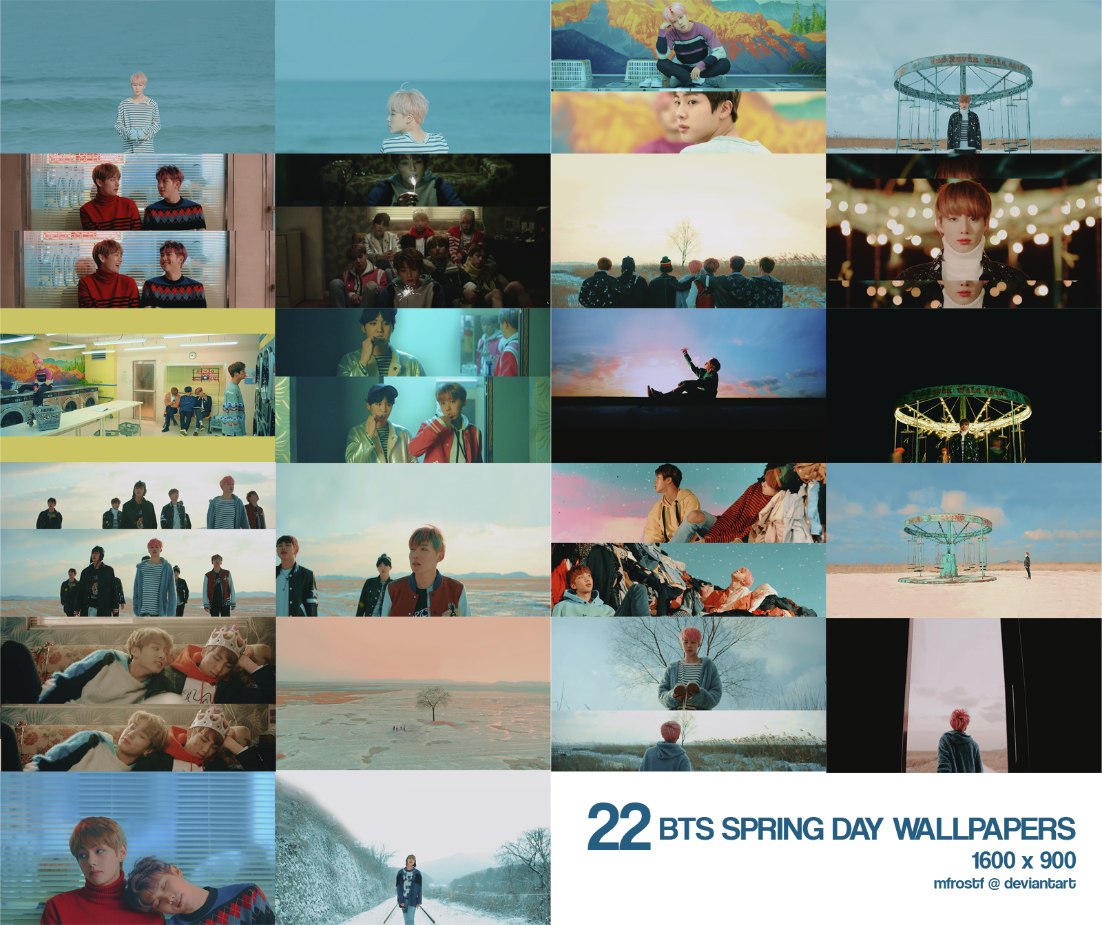 Bts Spring Day Desktop Wallpapers By Mfrostf On Deviantart