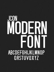 JCON - Modern Font for Titles by jokubas00