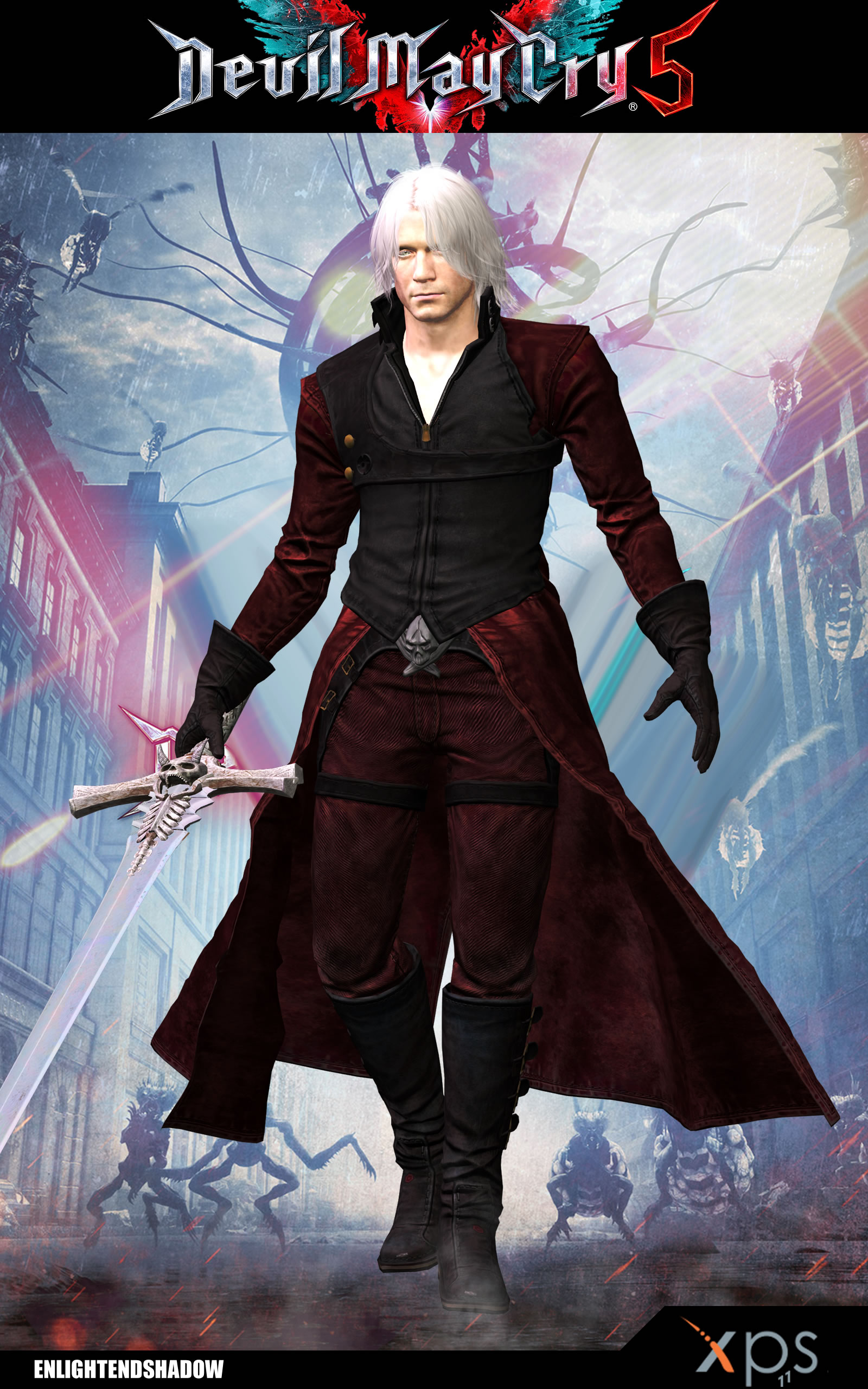 Devil May Cry 2 Early Dante Render PNG by VigoorDesigns on DeviantArt