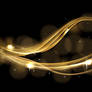 Gold Waves Free Vector