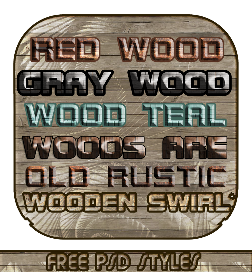 Wood Styles by JPCCREATIVESTUDIOS on DeviantArt
