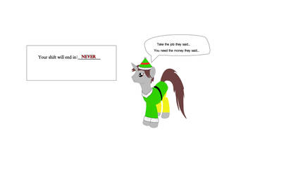 Somepony's an angry elf..