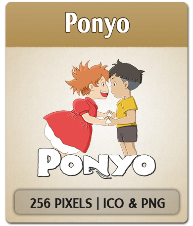 Ponyo - Anime Icon by joesandal on DeviantArt