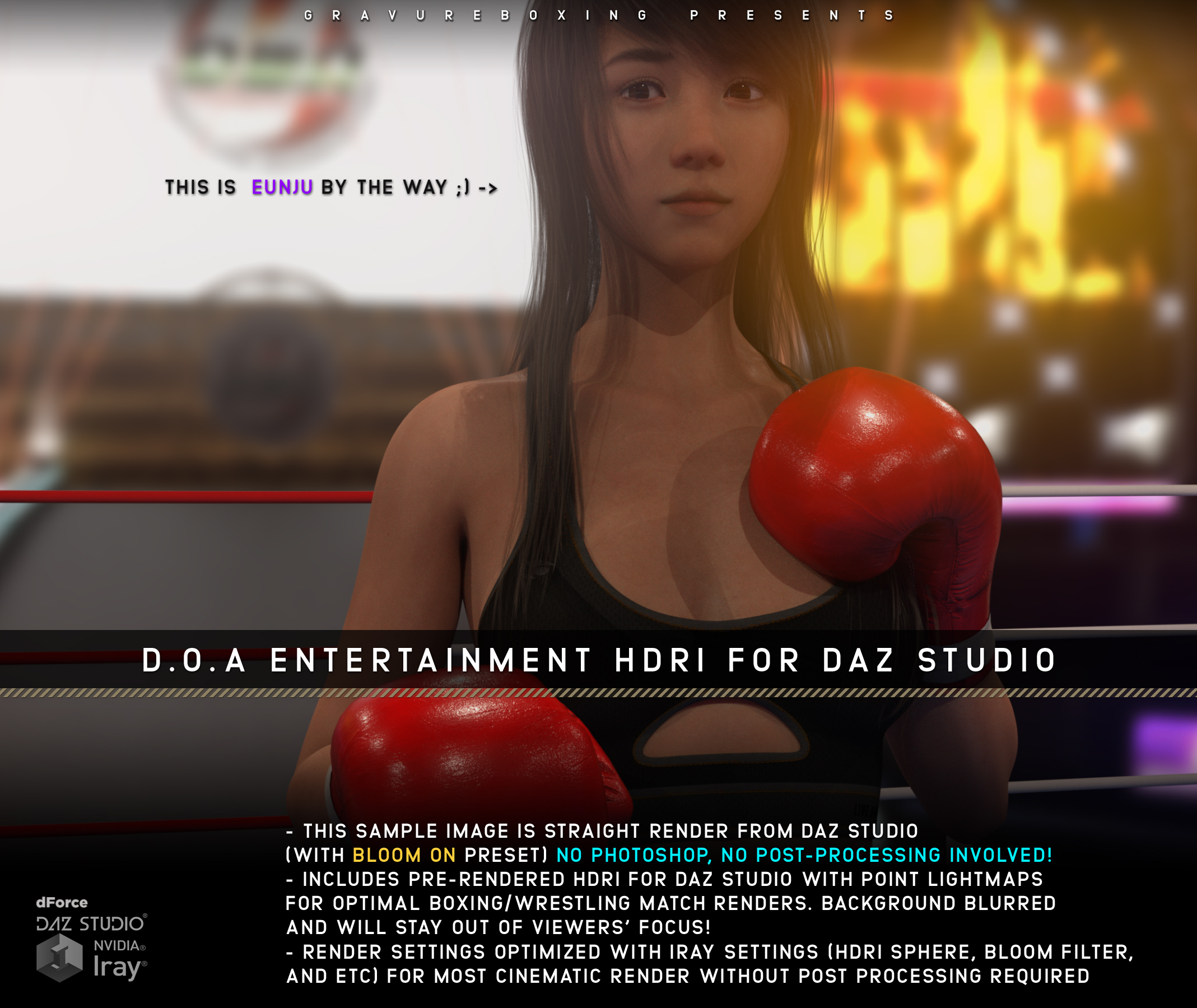 [FREE] DOA HDRI for DAZ Studio (fix 1) by gravureboxing on DeviantArt