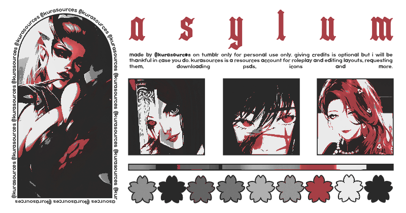 [ PSD 046 ] ASYLUM by kirasources on DeviantArt