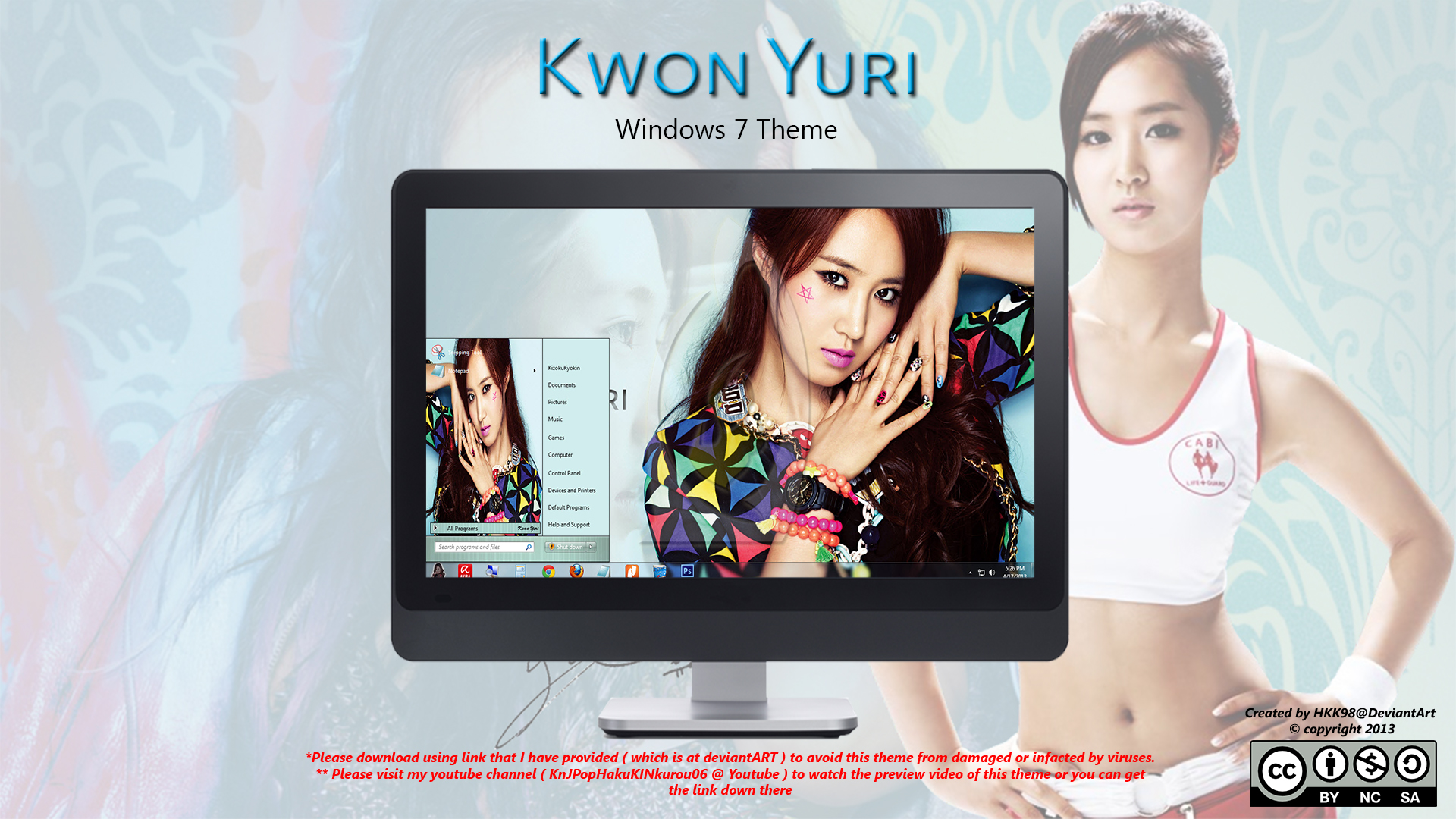 [2013 Theme] Kwon Yuri [SNSD] Win 7