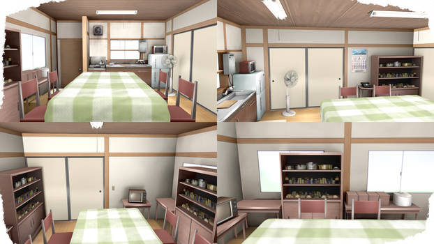 Interiors Kitchens On Mmd Stages Deviantart