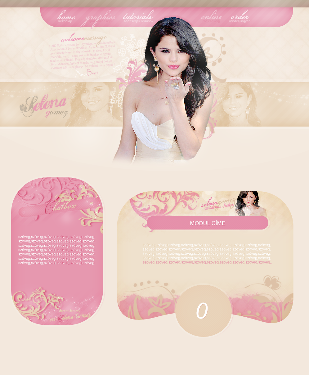 Selena Gomez Psd Design Free by bernadett98 on DeviantArt