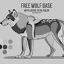 Free wolf base with layers by KFCemployee