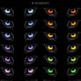 FREE Canine or wolf eyes PNG and PSD!