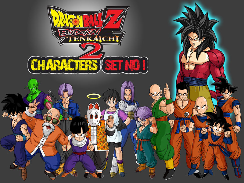 Dragon Ball Z Characters Set1 By The Lonely Wolf On Deviantart