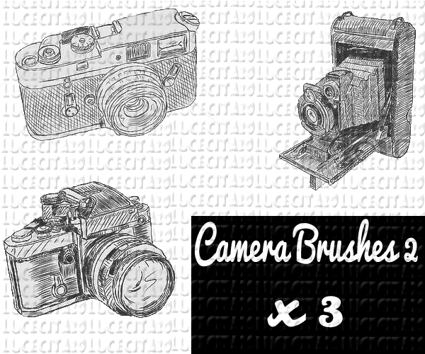 Camera Brushes for Photoshop