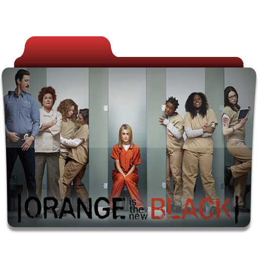 Orange is the new black folder icon