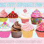 Pack Cute Cupcakes ( PNG y ICO )