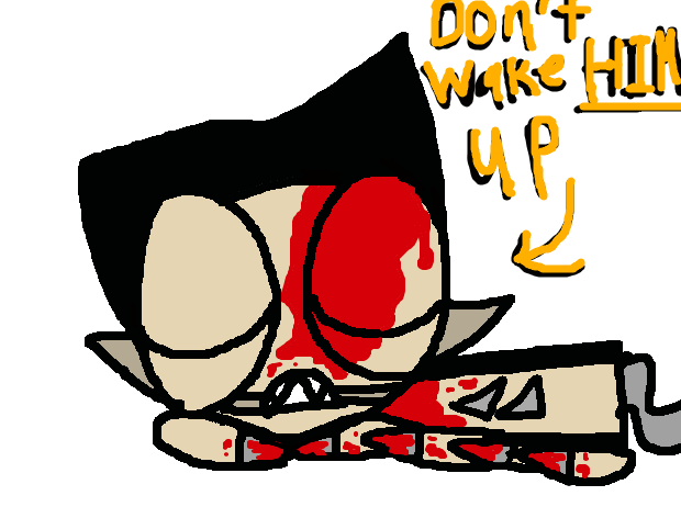 Shush, don't wake HIM up by tailsgir500 on DeviantArt