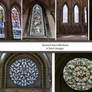 Stained Glass Windows Stock