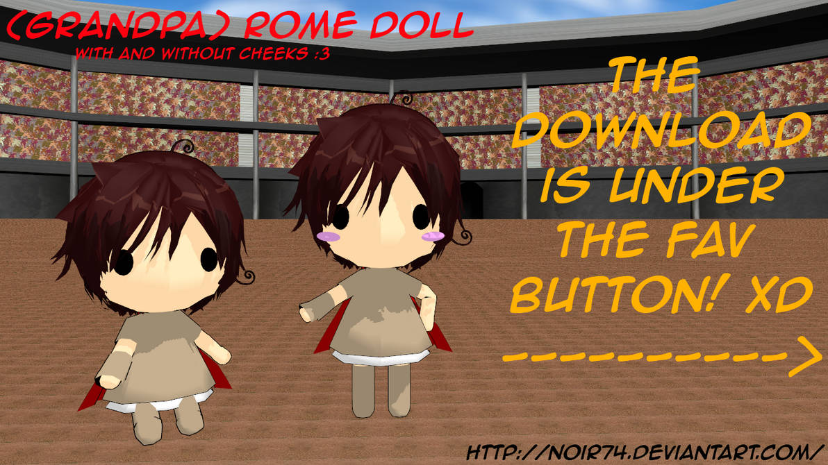 Hetalia MMD_Grandpa Rome Doll DL by Noir74 on DeviantArt