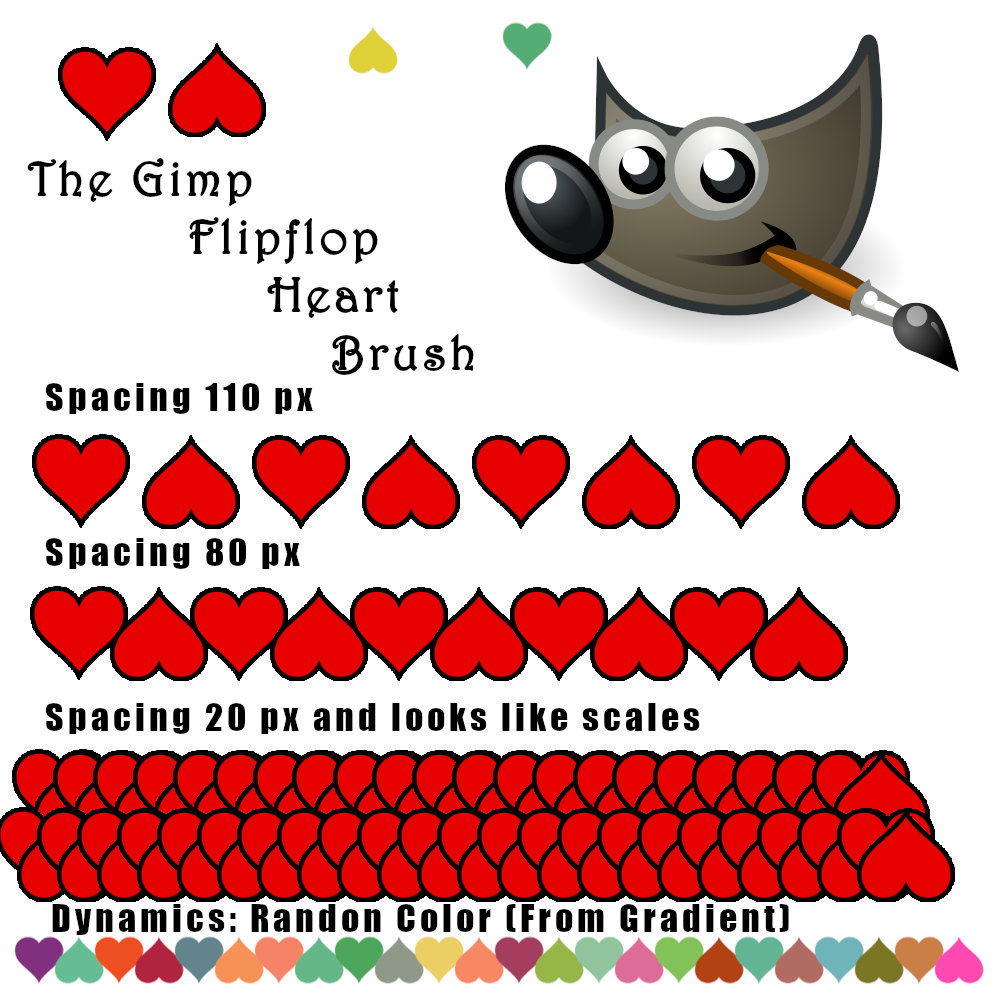 Flipflop Heart Brush (.zip File) by mrbunnylamakins on DeviantArt