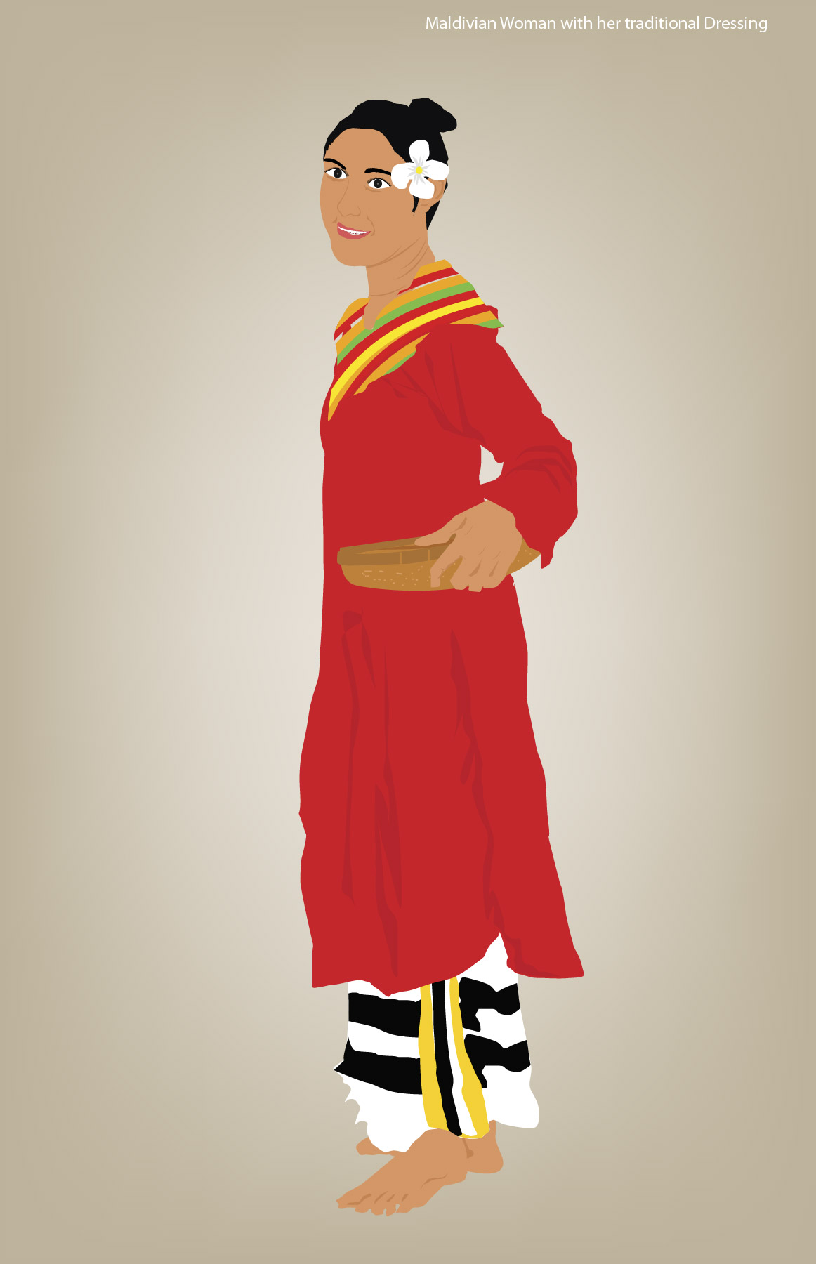 maldivian traditional dress designs The Maldives Traditional Dress : The Dhivehi Libaas