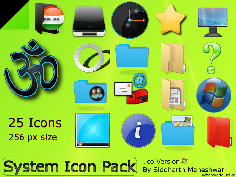 System Icon pack .ico version by SiddharthMaheshwari on DeviantArt