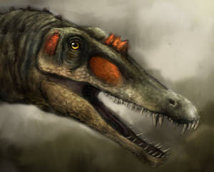 Planet Dinosaur Spinosaurus Painting