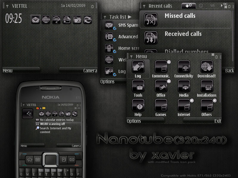 tema nokia e63 full icon goreng
