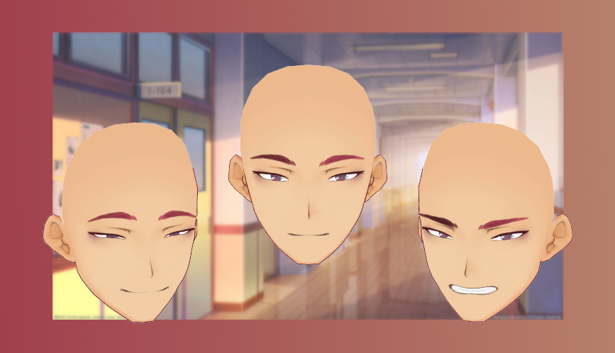wallpapers Vroid Studio Face Texture mmd x vroid male face dl 1 by.