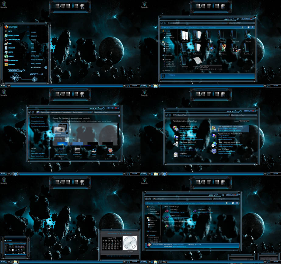 Windows 7 Glass Energy Blue Theme Download Windows 7 Glass Energy Blue Theme Download