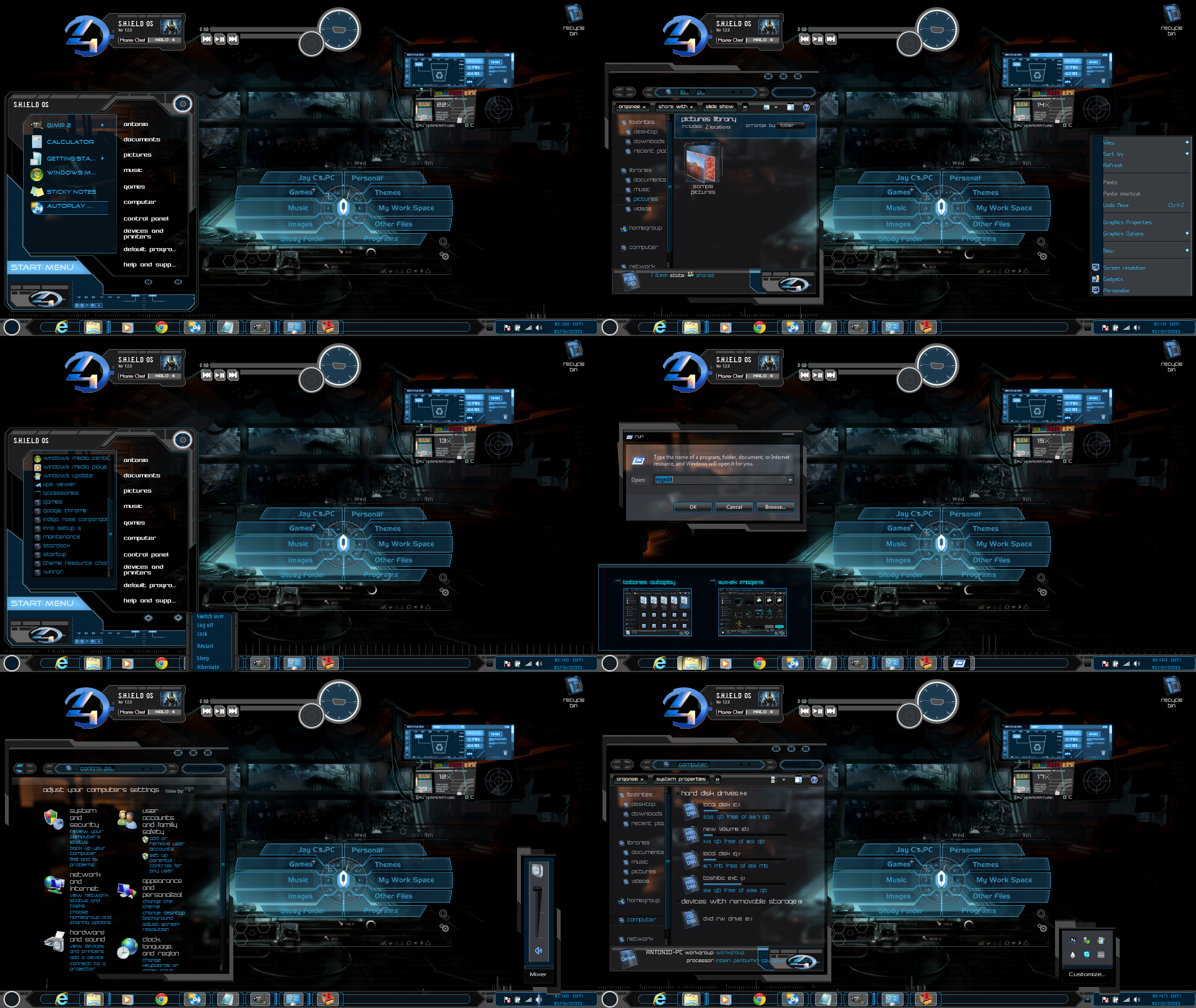 Free Windows 7 Themes Black Xux