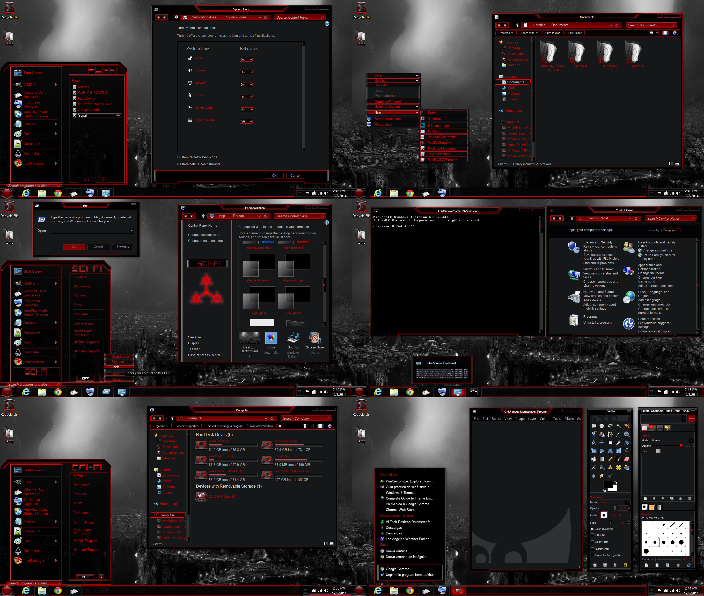 rainmeter skins windows 10 sci fi rainmeter skins windows 10 sci fi