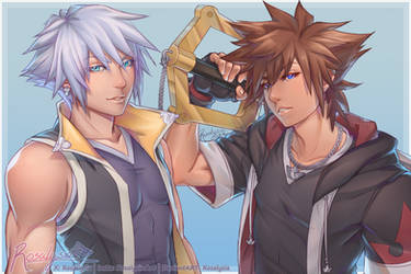 Timelapse: KH Riku and Sora