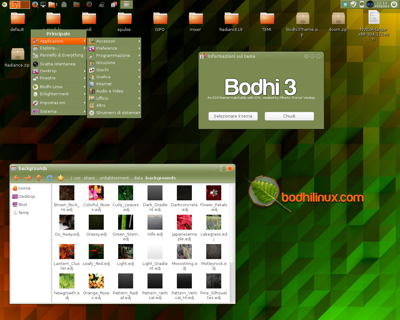 Bodhi Linux Theme 3.0.0 RC1