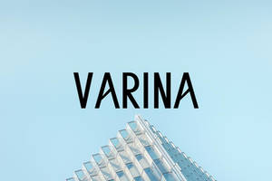 Free Varina Sans Serif Font