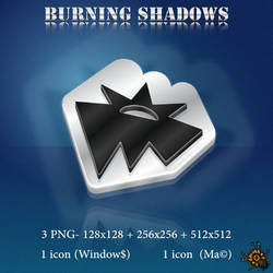 BURNING SHADOWS LOGO - OMBRES ARDENTES