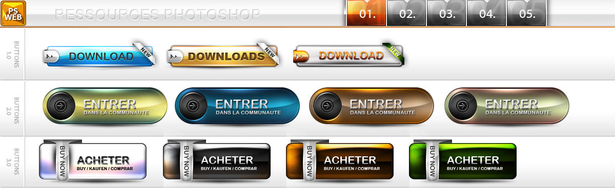 PSD Buttons by Humadesign on DeviantArt