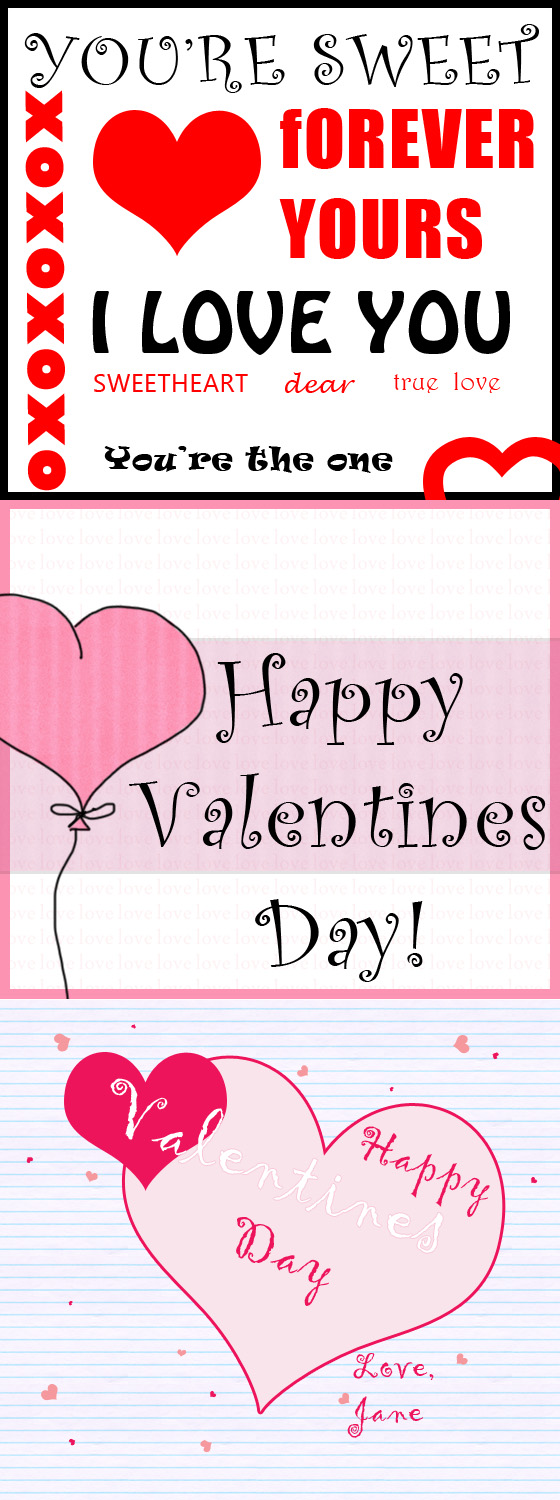 Free Valentine Cards PSD format