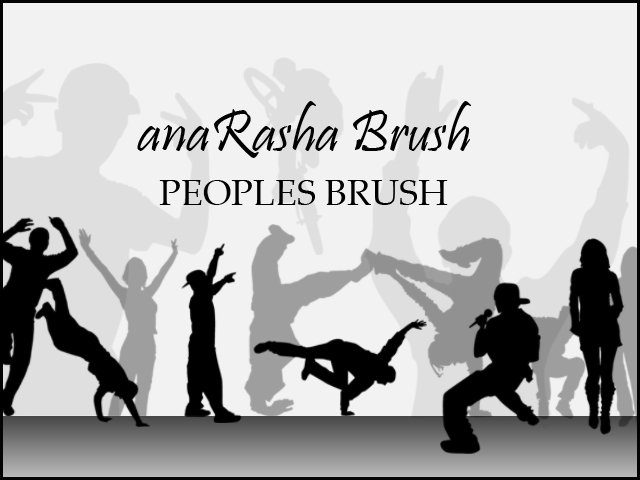 peoples brush by anaRasha-stock