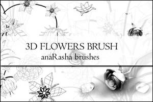 3D FLOWERS BRUSH
