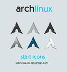 Arch Linux Start Icons by gabriela2400