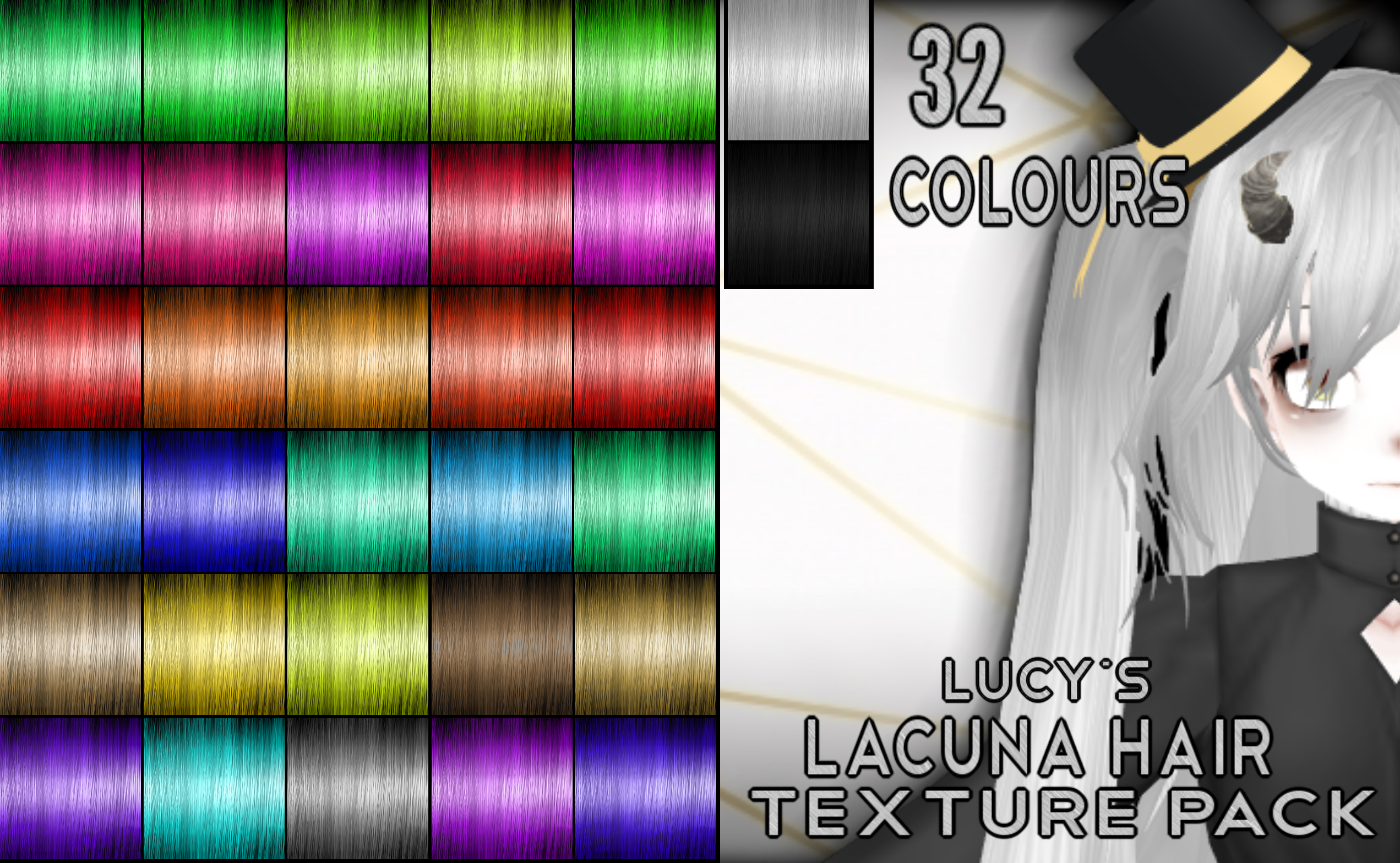 MMD hair Tex