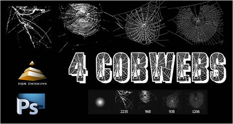 4 Cobweb Brushes set #1