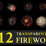 12 Transparent Fireworks Set 6