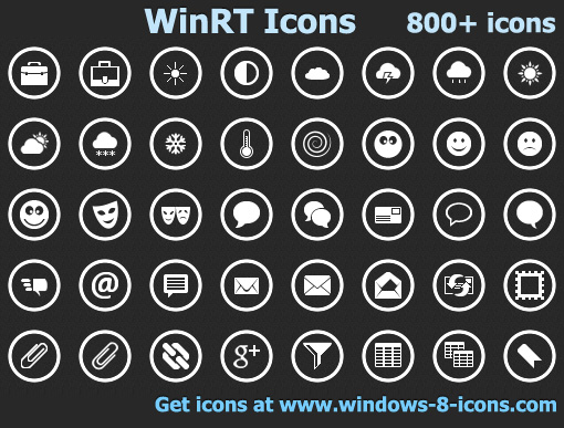 WinRT Icons by Ikont