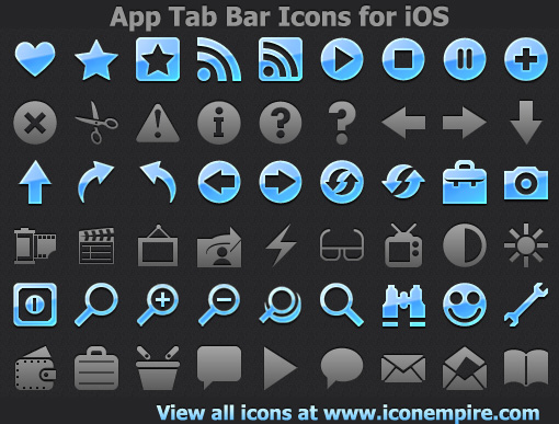 Ios Bars Icon App Tab Bar Icons for iOS by Ikont on DeviantArt