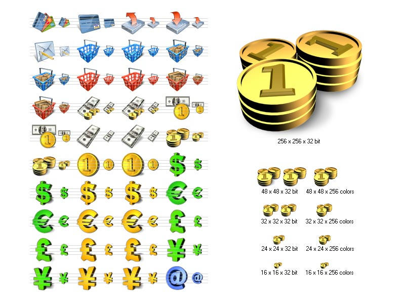 Financial Icon Library by Ikont on DeviantArt