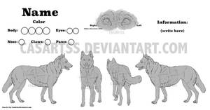 FREE Wolf Reference Sheet