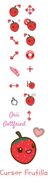 Fruit Mouse Cursor Cursor Frutilla Roja by OriKawaiii88 on DeviantArt