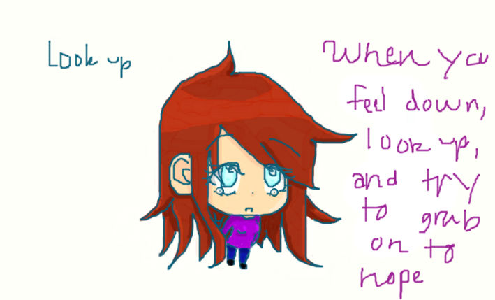 Crying Anime Girl When You Feel Down Look Up And By Yoshibunnykawaii On Deviantart