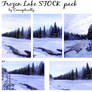 frozen lake STOCK pack