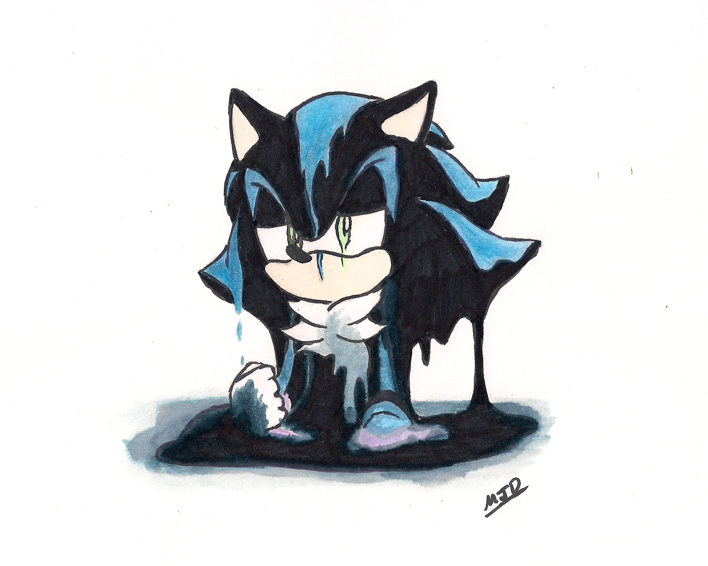 Color Dark Super Sonic Sketches by MeetJohnDoe on DeviantArt